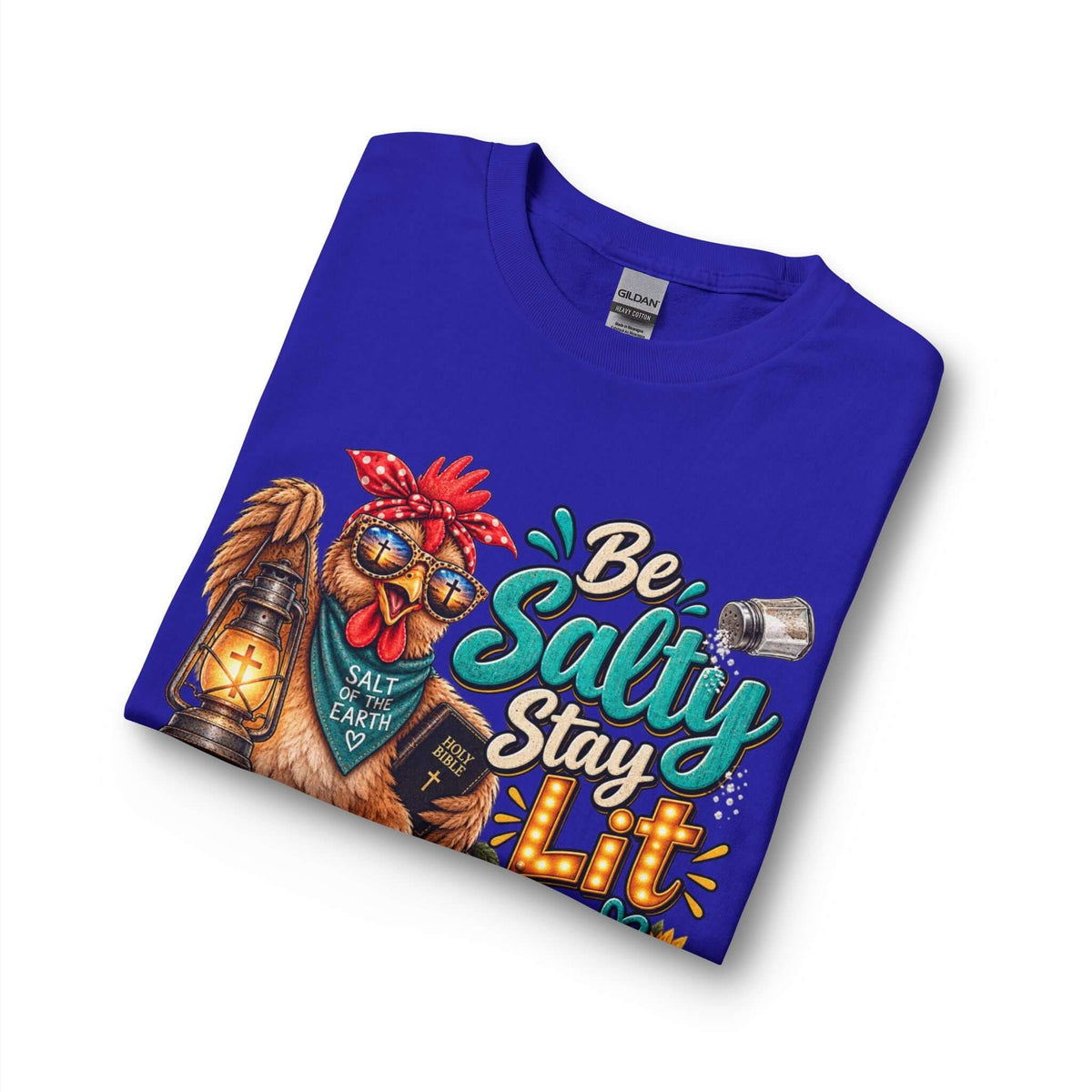 Be Salty Stay Lit Rooster Long Sleeve Tee