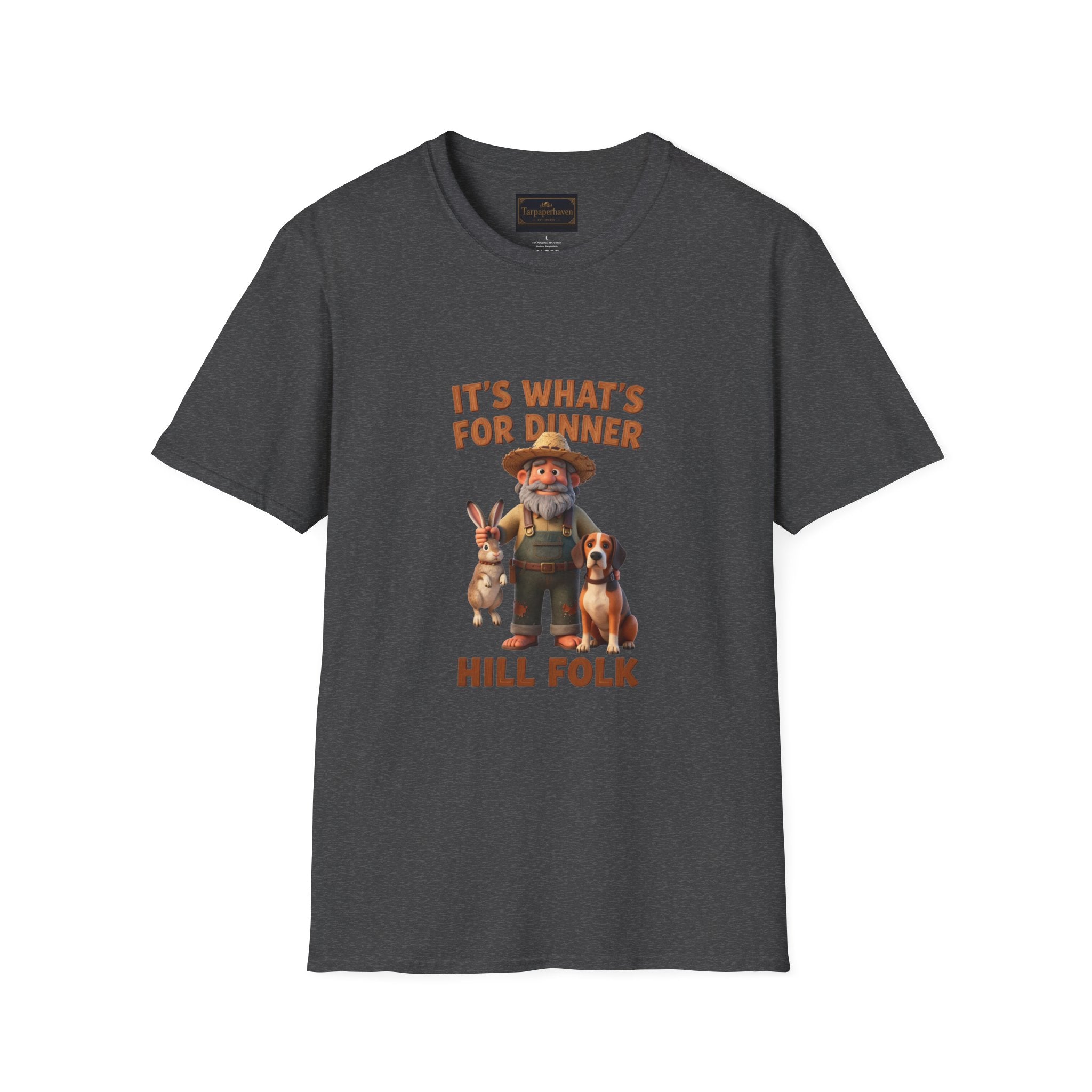 It's What's For Dinner Hill Folk T-Shirt — Funny Country Farmer Graphic Tee
