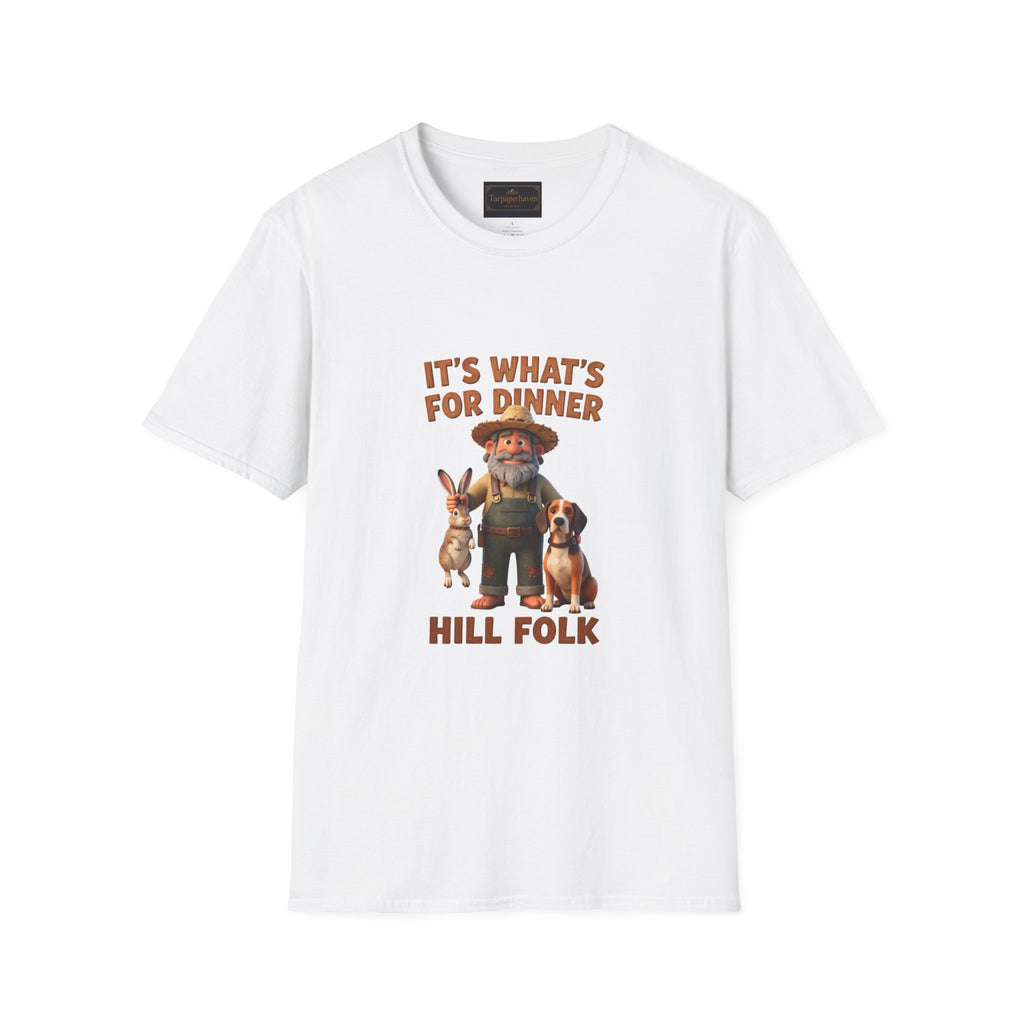 It's What's For Dinner Hill Folk T-Shirt — Funny Country Farmer Graphic Tee