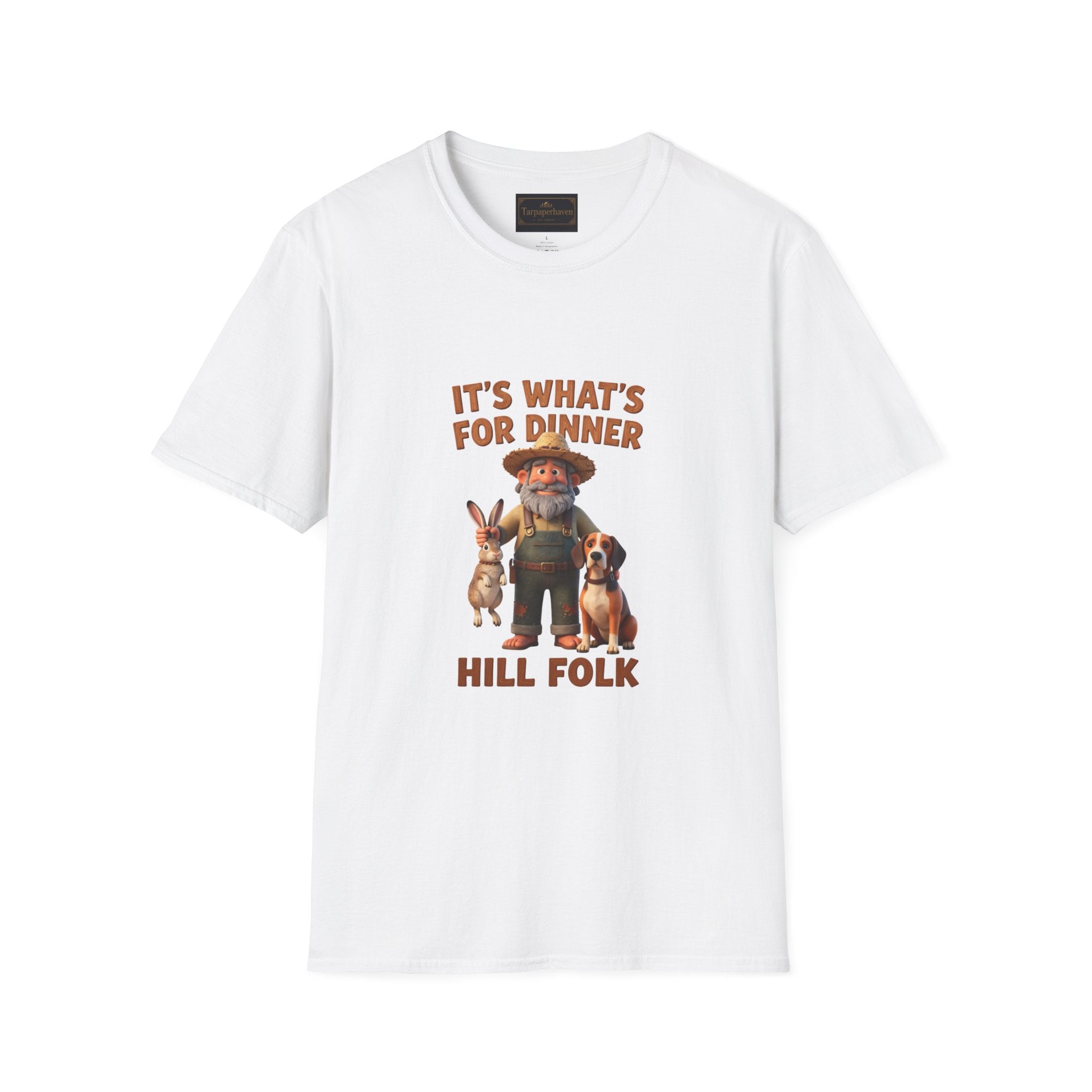 It's What's For Dinner Hill Folk T-Shirt — Funny Country Farmer Graphic Tee