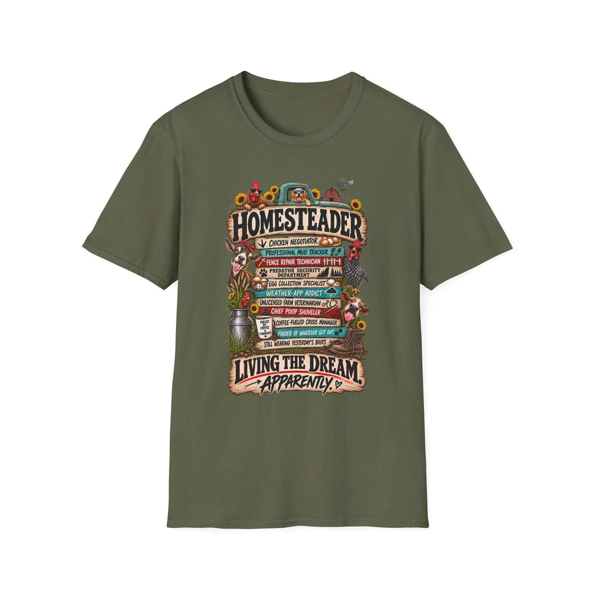 Homesteader TShirt — Funny Farm Life