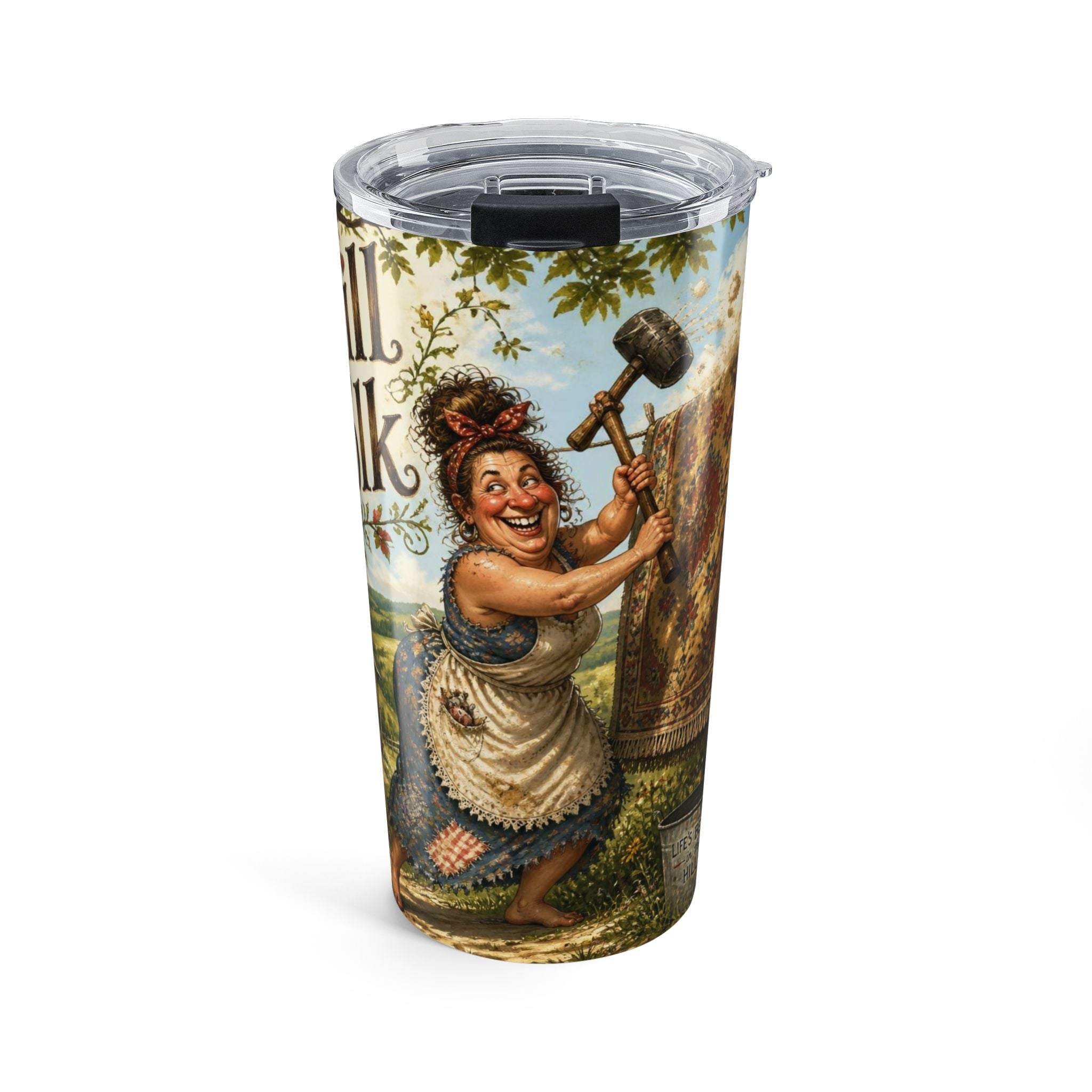 20oz Travel Tumbler — Hill Folk Americana design
