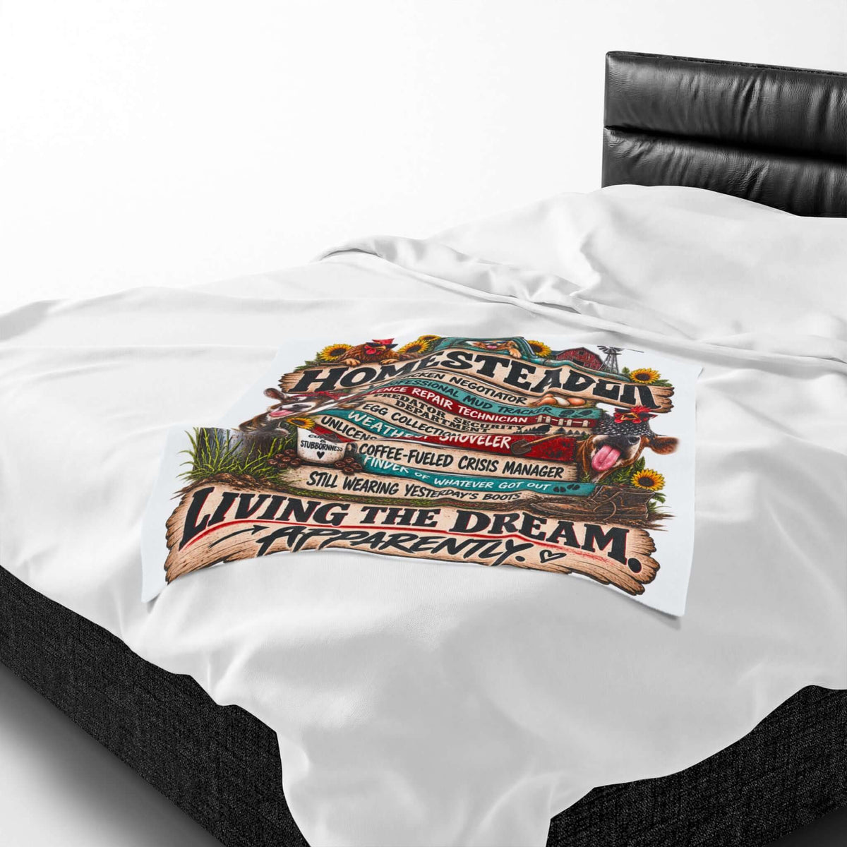 Homesteader Velveteen Plush Blanket