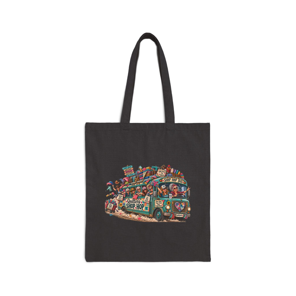 Shop Hop Canvas Tote Bag