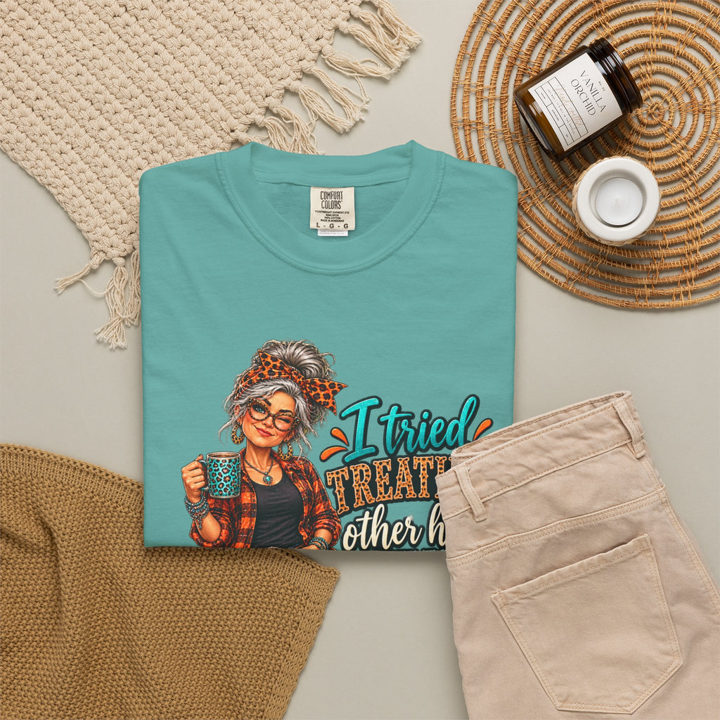Graphic T-Shirt — "I Tried Treating Others How I Want to Be Treated" Retro Gen X Design