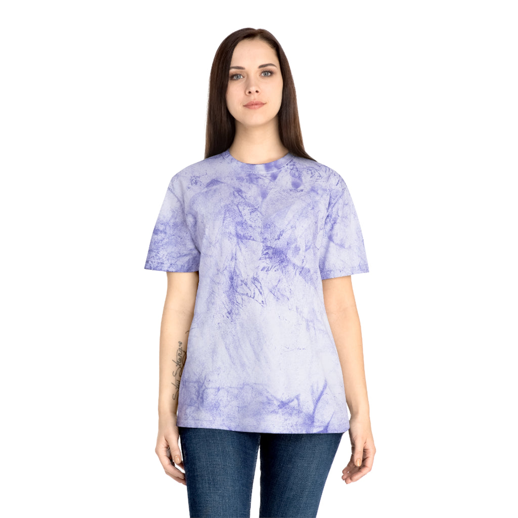 Christian Tie-Dye T-Shirt — "Jesus Saved Me, I'm Just Here for the Testimony"