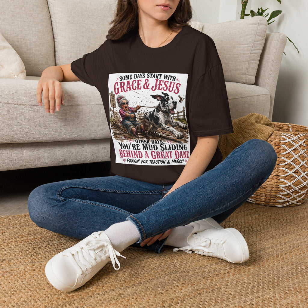 Christian Great Dane Mud-Slinging Graphic Tee