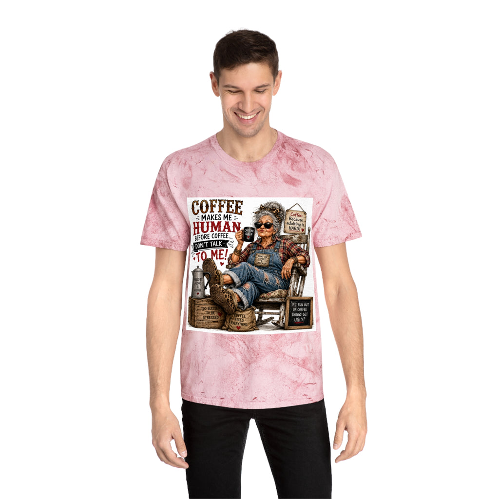 Funny Vintage Grandma Coffee Addict Tee