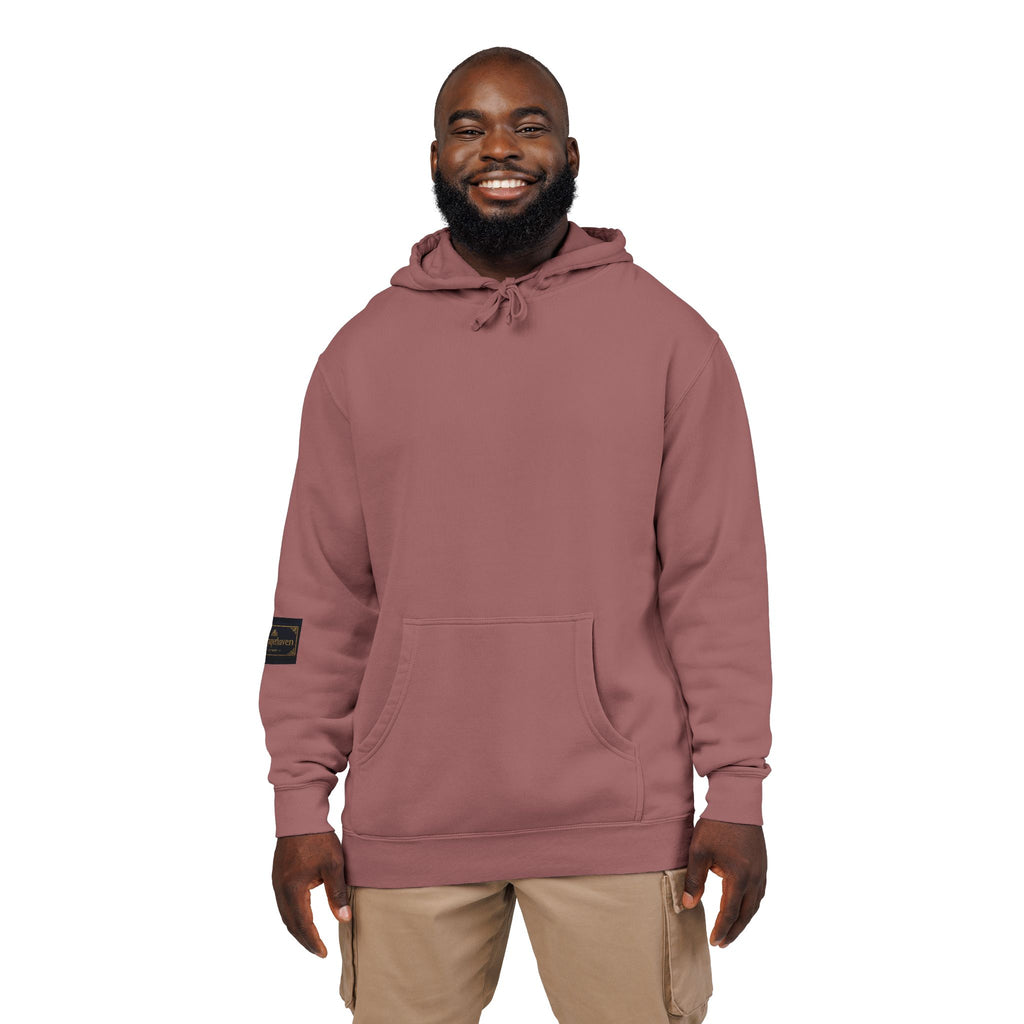 Faith Over Fear Hoodie — Pigment-Dyed Inspirational Pullover