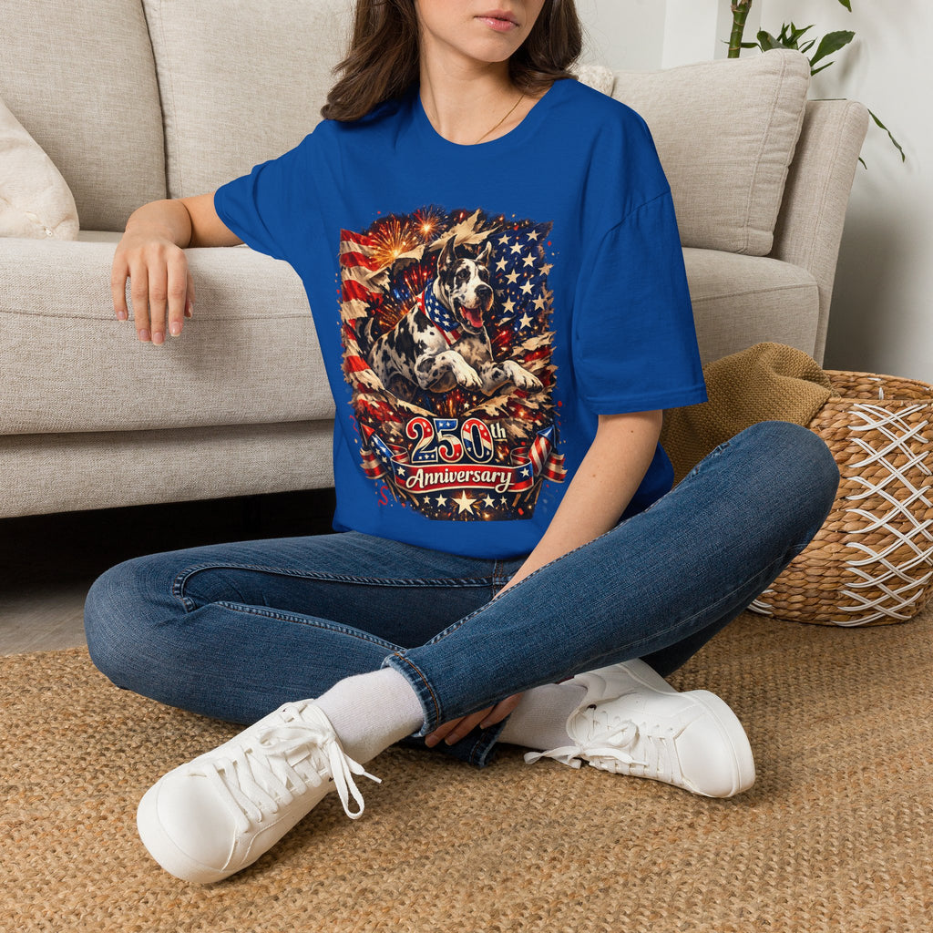 Patriotic 250th Great Dane T-Shirt