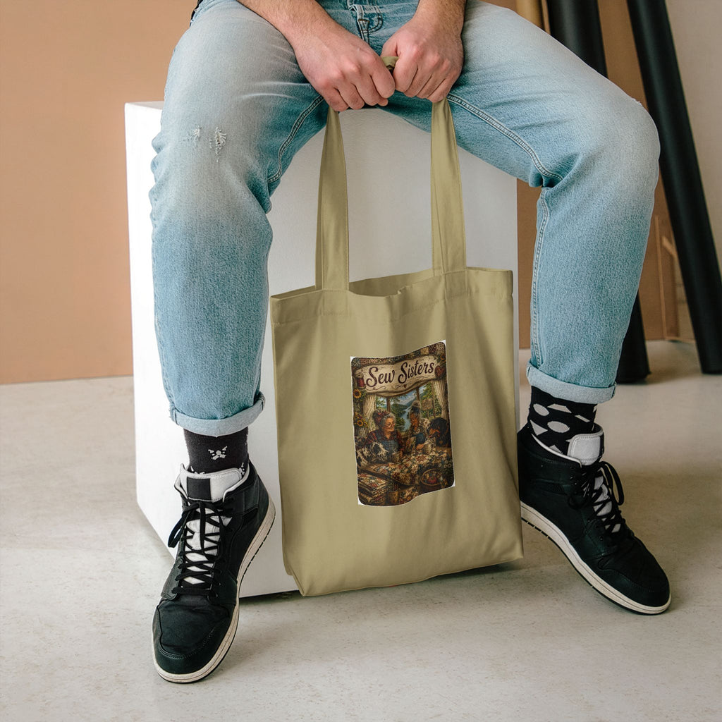 Vintage “Sew Sisters” Ozark MO Design Tote bag