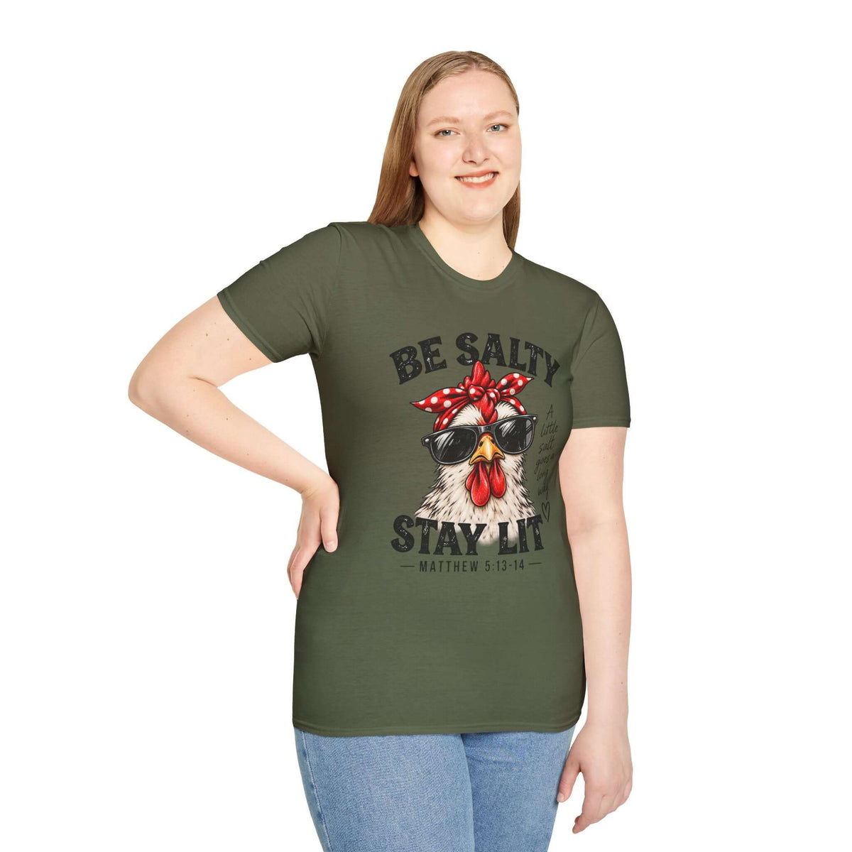 Be Salty Stay Lit Chicken T-Shirt