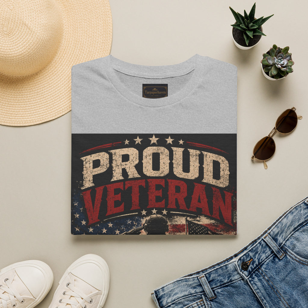 Proud Veteran T-Shirt — Patriotic Military Family Tee