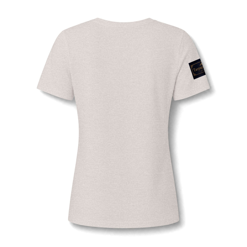 V-Neck Tee — "It's 10 PM... Do You Know Where Your Kids Are?" Retro Dog Graphic