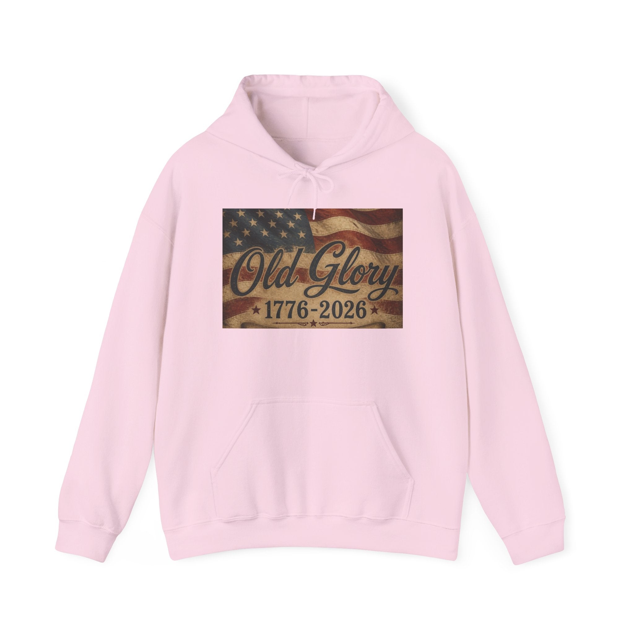 Patriotic Old Glory 1776-2026 Hoodie — American Flag Sweatshirt