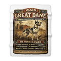 Great Dane Sherpa Blanket — Farm Horse Power  Edition (2026)