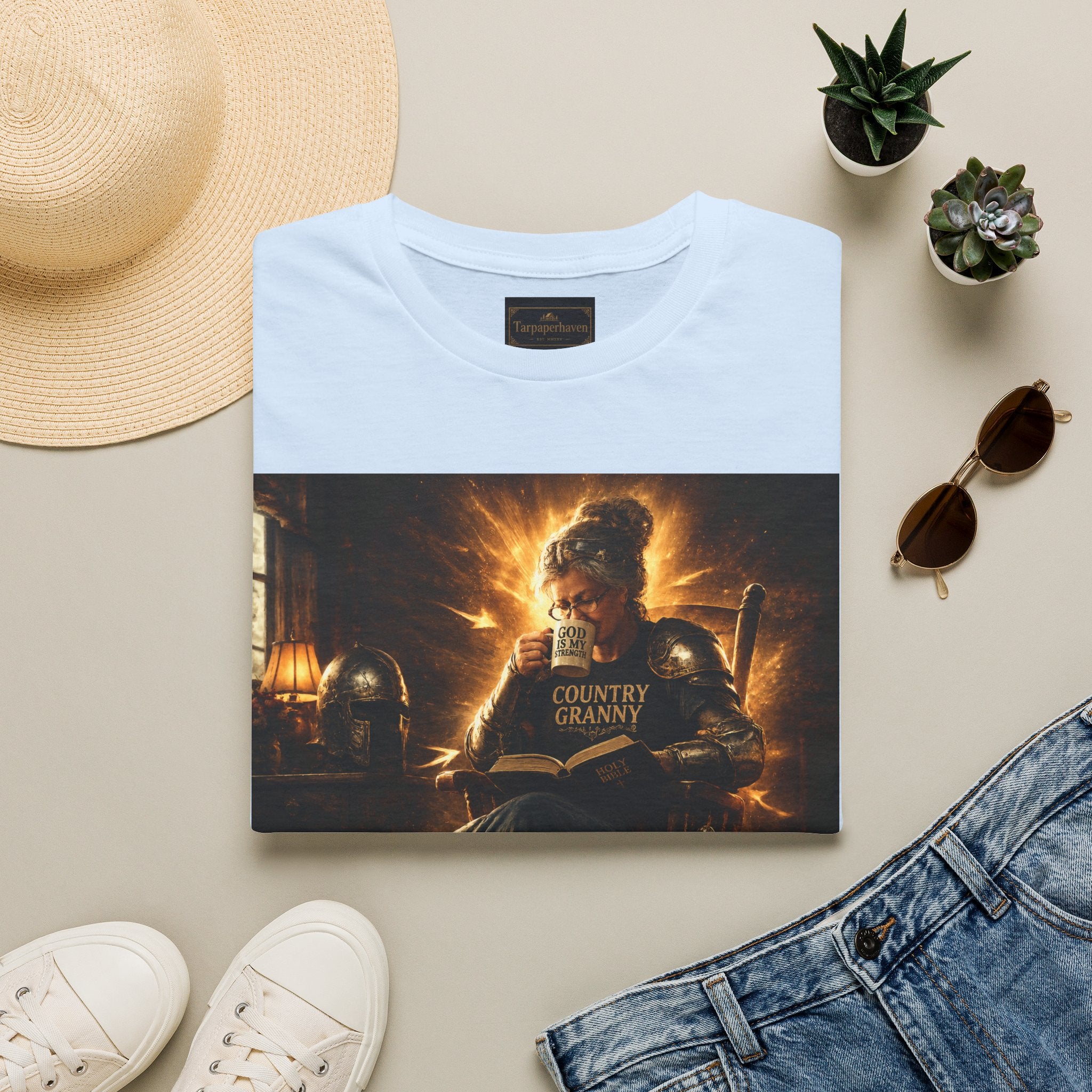 Country Granny T‑Shirt — Christian Grandma Graphic Tee