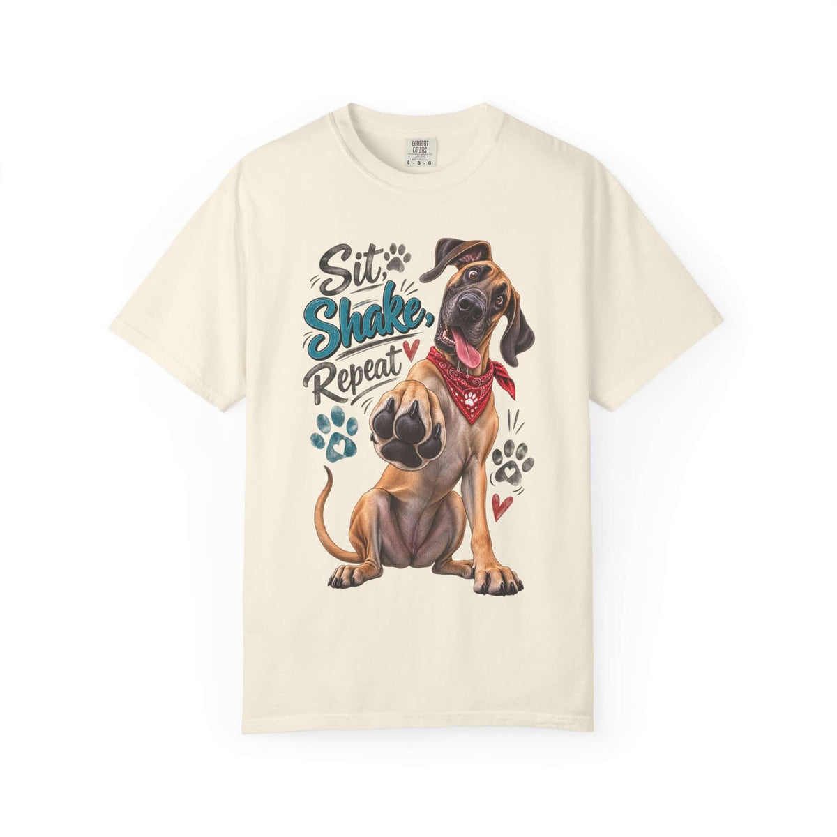 Great Dane Paw Print Tee