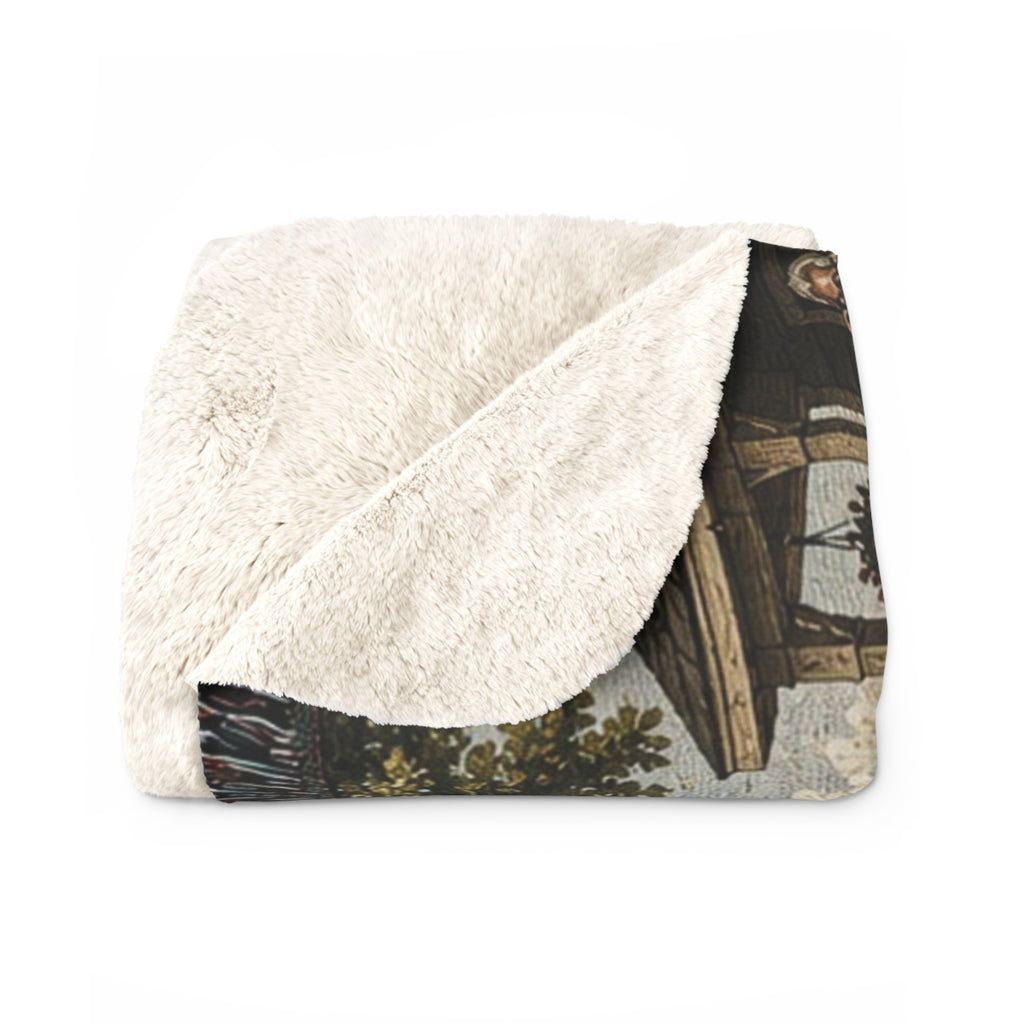 Great Dane Zoomies Sherpa Fleece Blanket