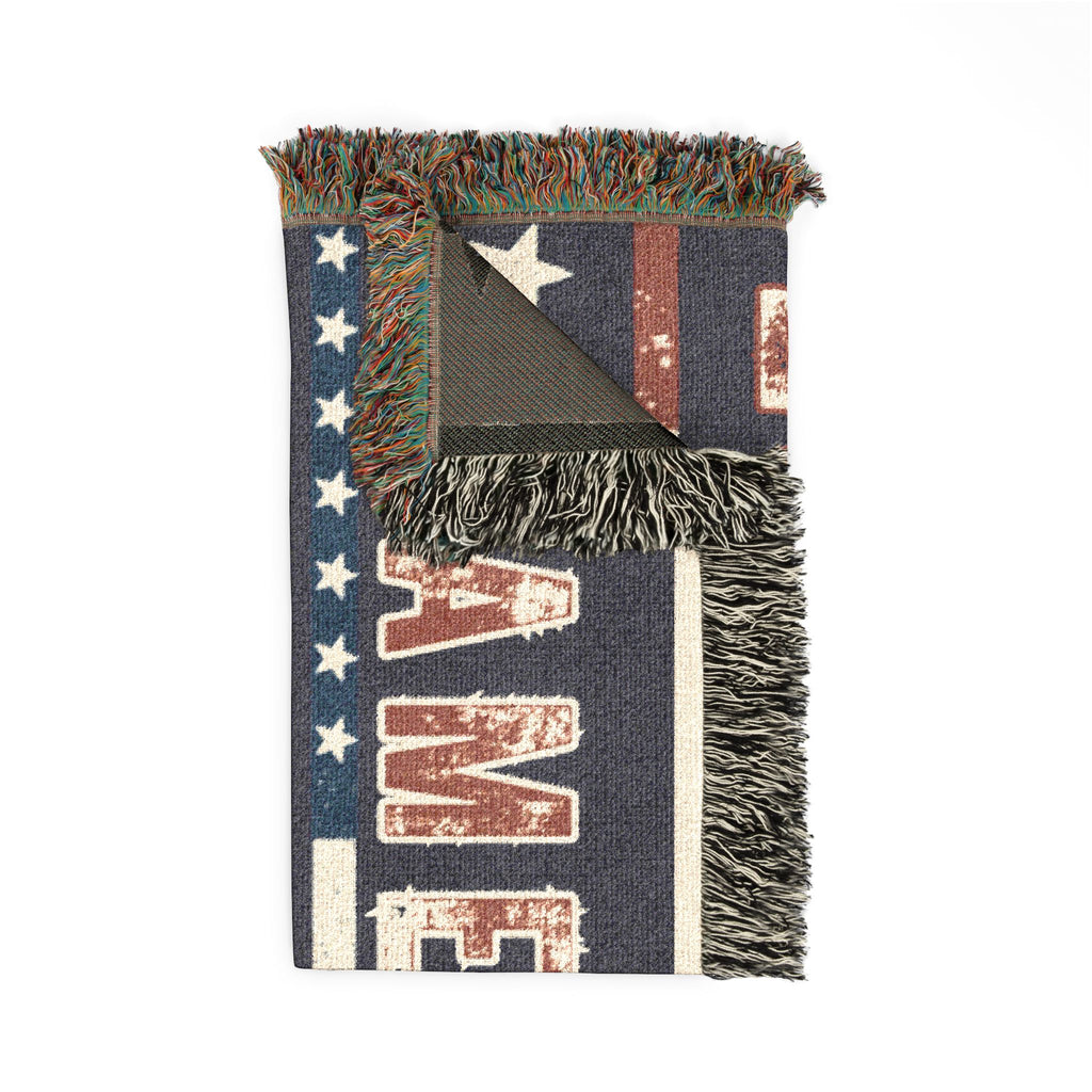 America 250 Years Woven Blanket — 1776–2026 Commemorative Throw