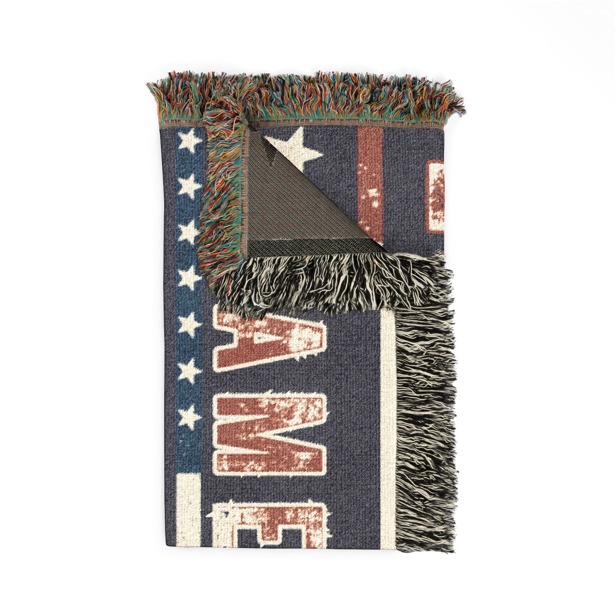 America 250 Years Woven Blanket — 1776–2026 Commemorative Throw