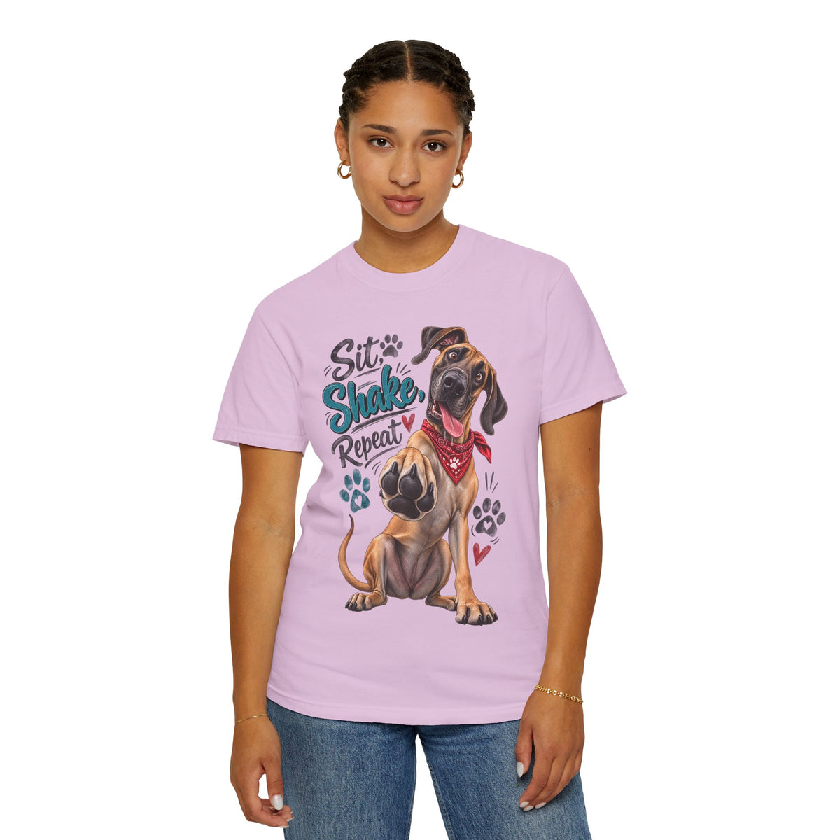 Great Dane Paw Print Tee