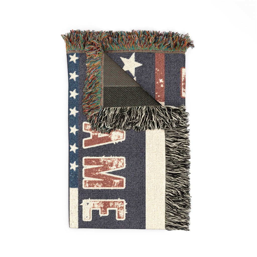 America 250 Years Woven Blanket — 1776–2026 Commemorative Throw