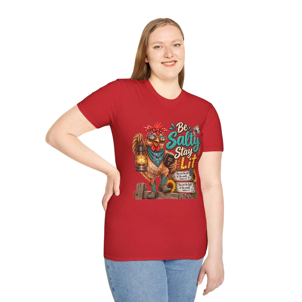 Be Salty Stay Lit Chicken  T-Shirt