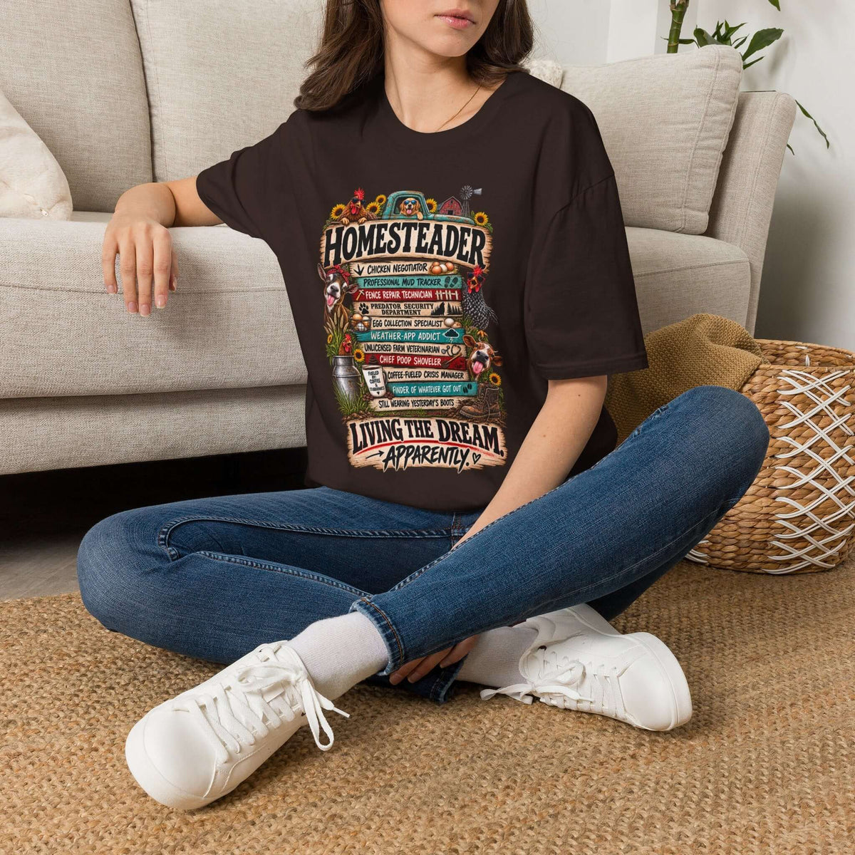 Homesteader TShirt — Funny Farm Life
