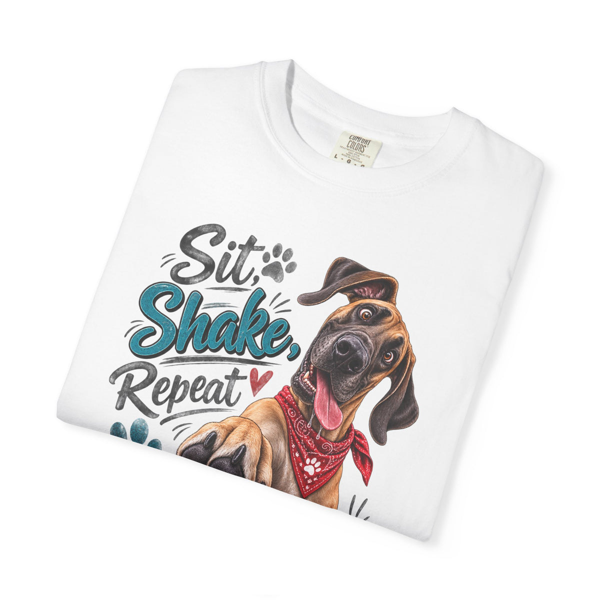 Great Dane Paw Print Tee