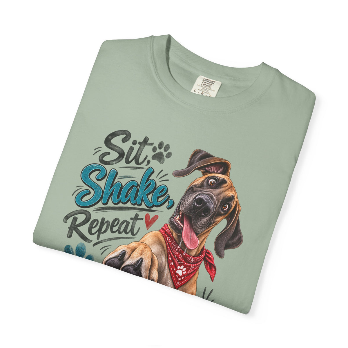 Great Dane Paw Print Tee