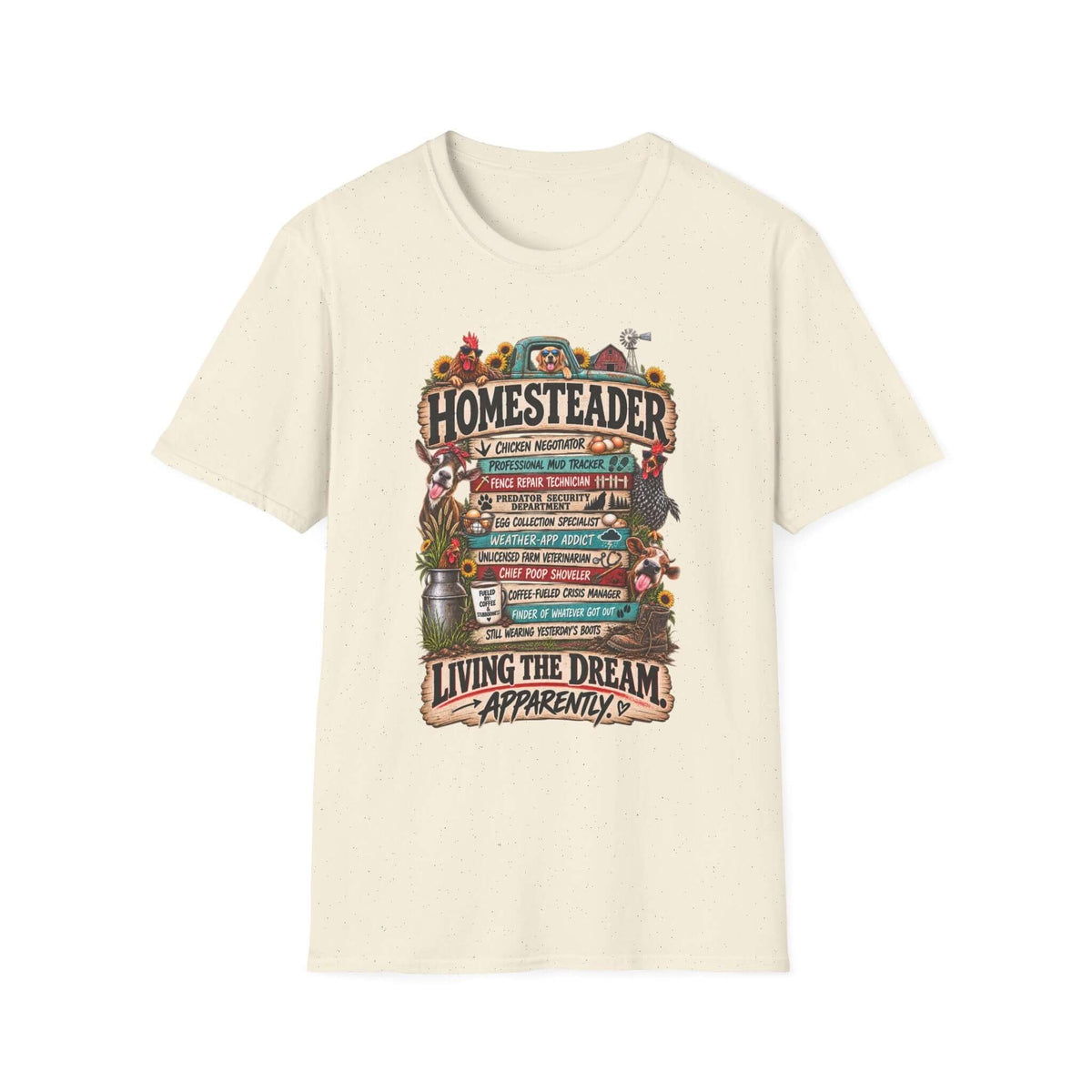 Homesteader TShirt — Funny Farm Life