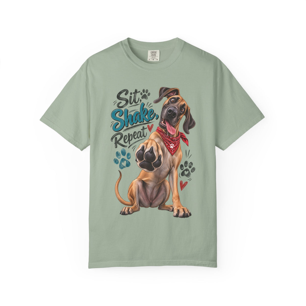 Great Dane Paw Print Tee
