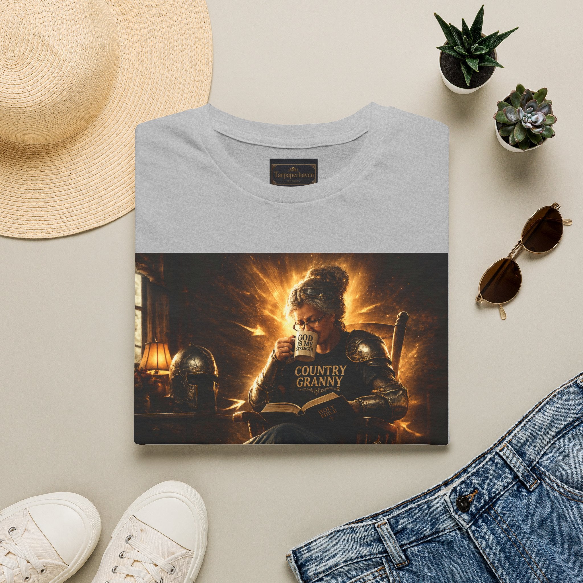 Country Granny T‑Shirt — Christian Grandma Graphic Tee