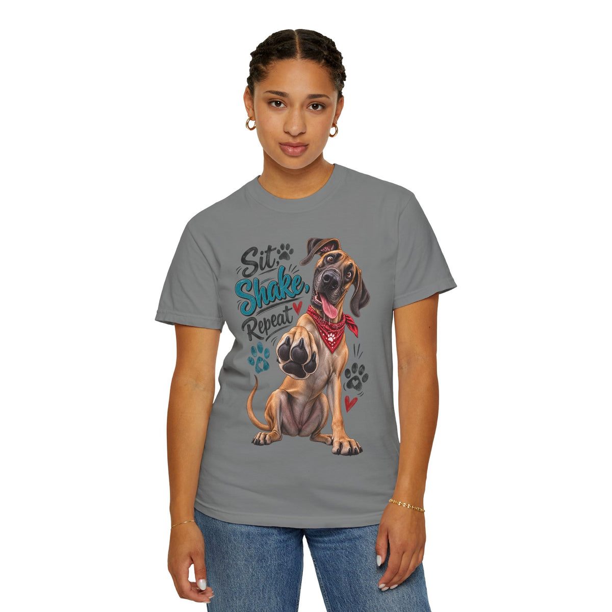 Great Dane Paw Print Tee