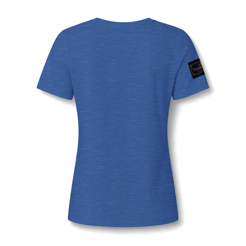 V-Neck Tee — "It's 10 PM... Do You Know Where Your Kids Are?" Retro Dog Graphic