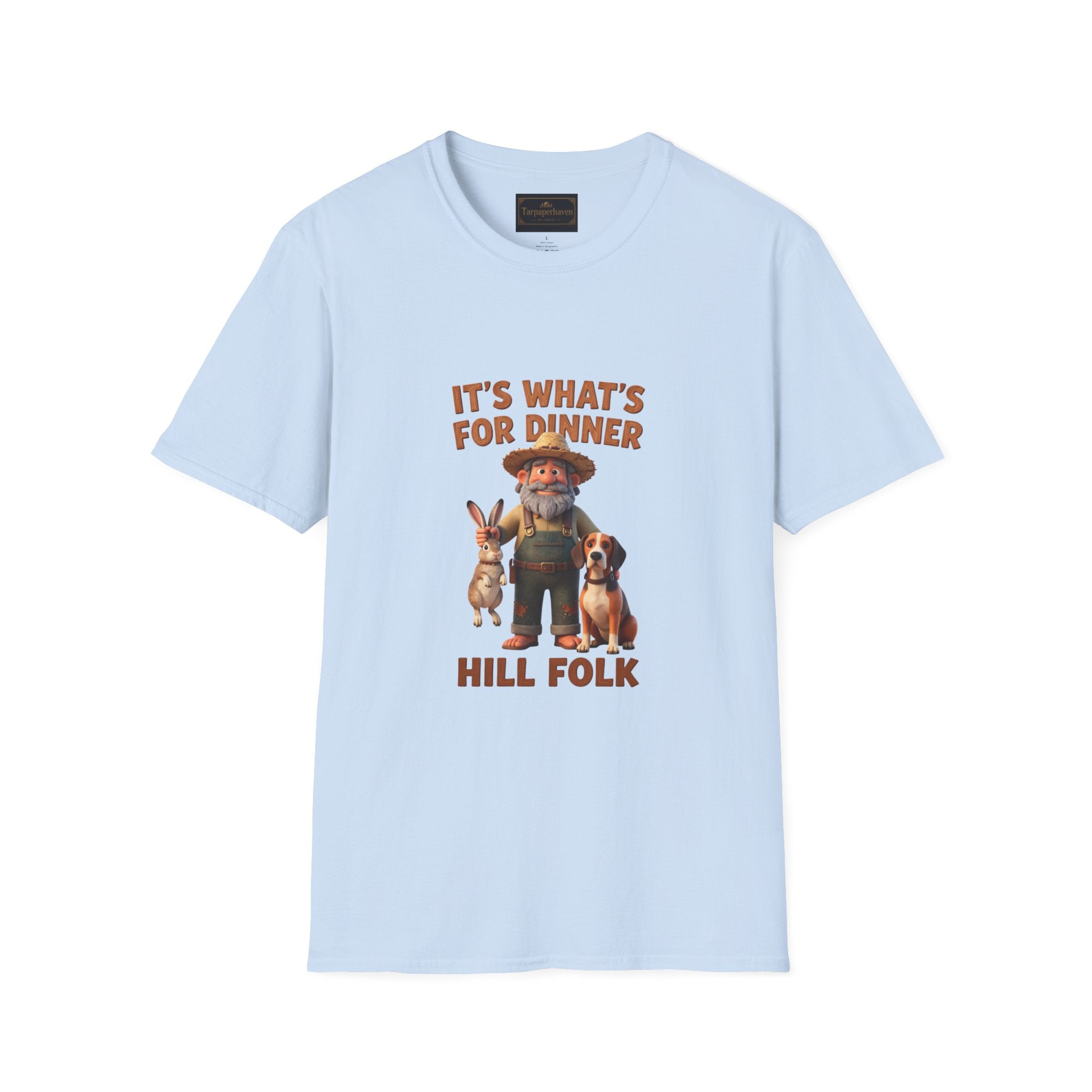 It's What's For Dinner Hill Folk T-Shirt — Funny Country Farmer Graphic Tee