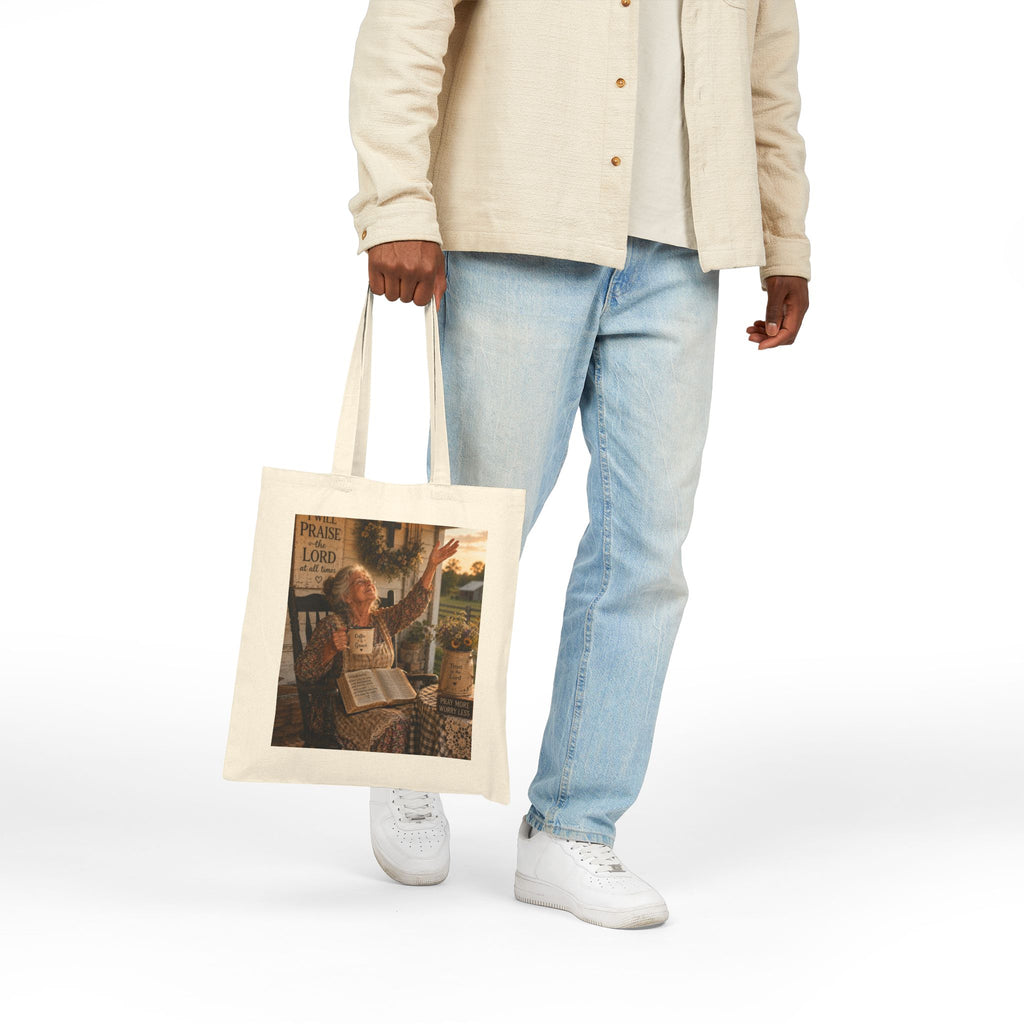 Christian Faith Prayer Church Tote Bag