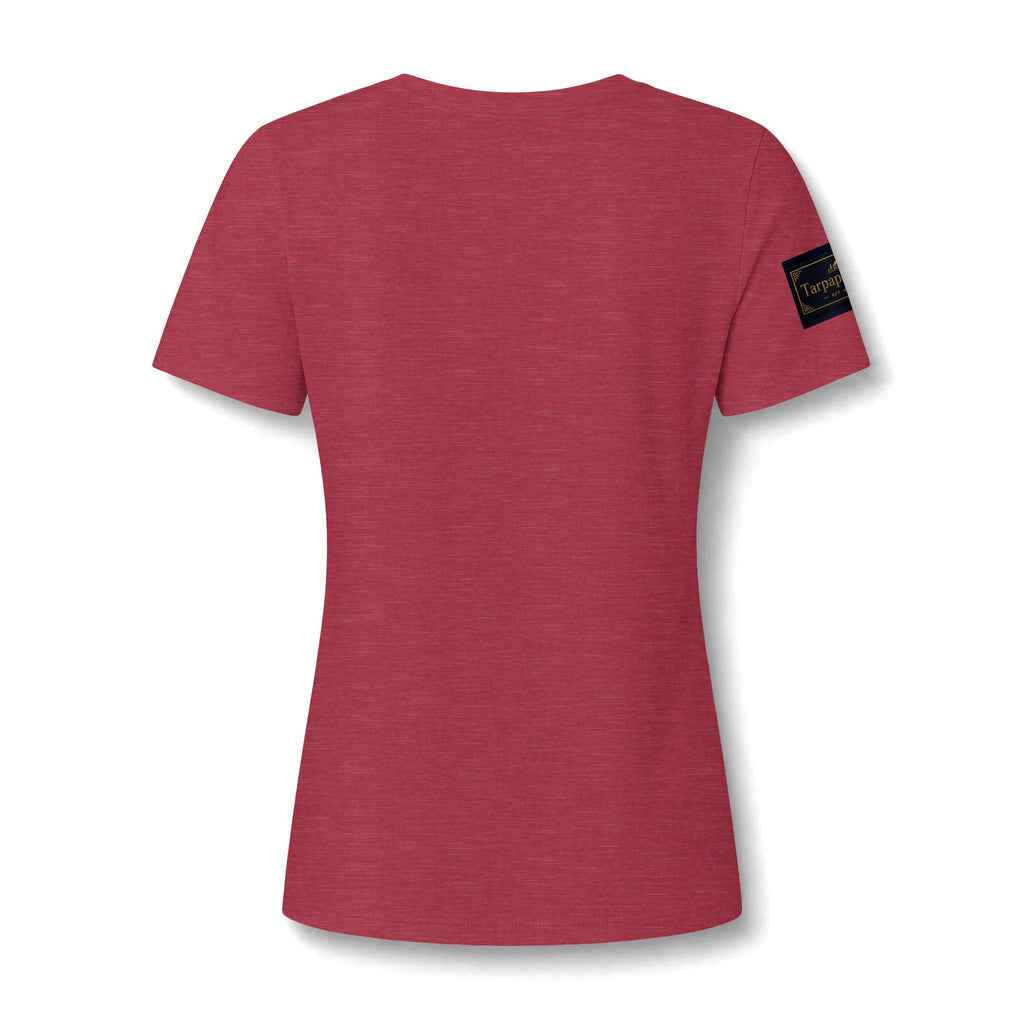 V-Neck Tee — "It's 10 PM... Do You Know Where Your Kids Are?" Retro Dog Graphic