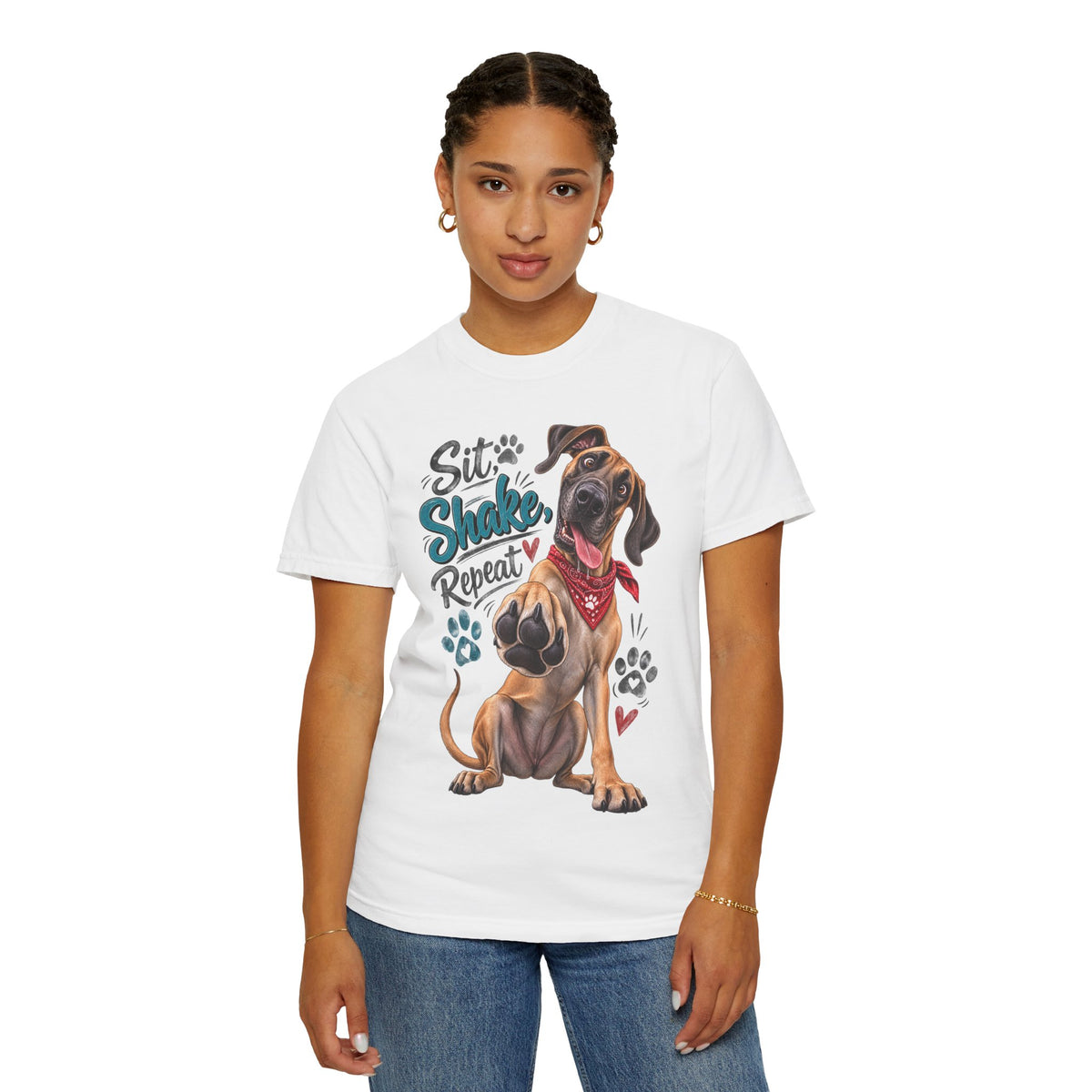 Great Dane Paw Print Tee