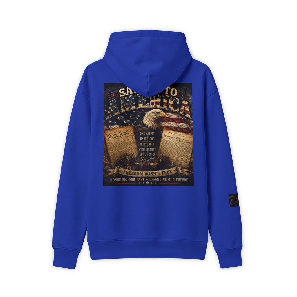 Tarpaperhaven Patriotic Hoodie — America 250th Graphic Sweatshirt