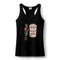 Women's Tank Top - "Didn't come to bring peace " Vintage Cowgirl Graphic