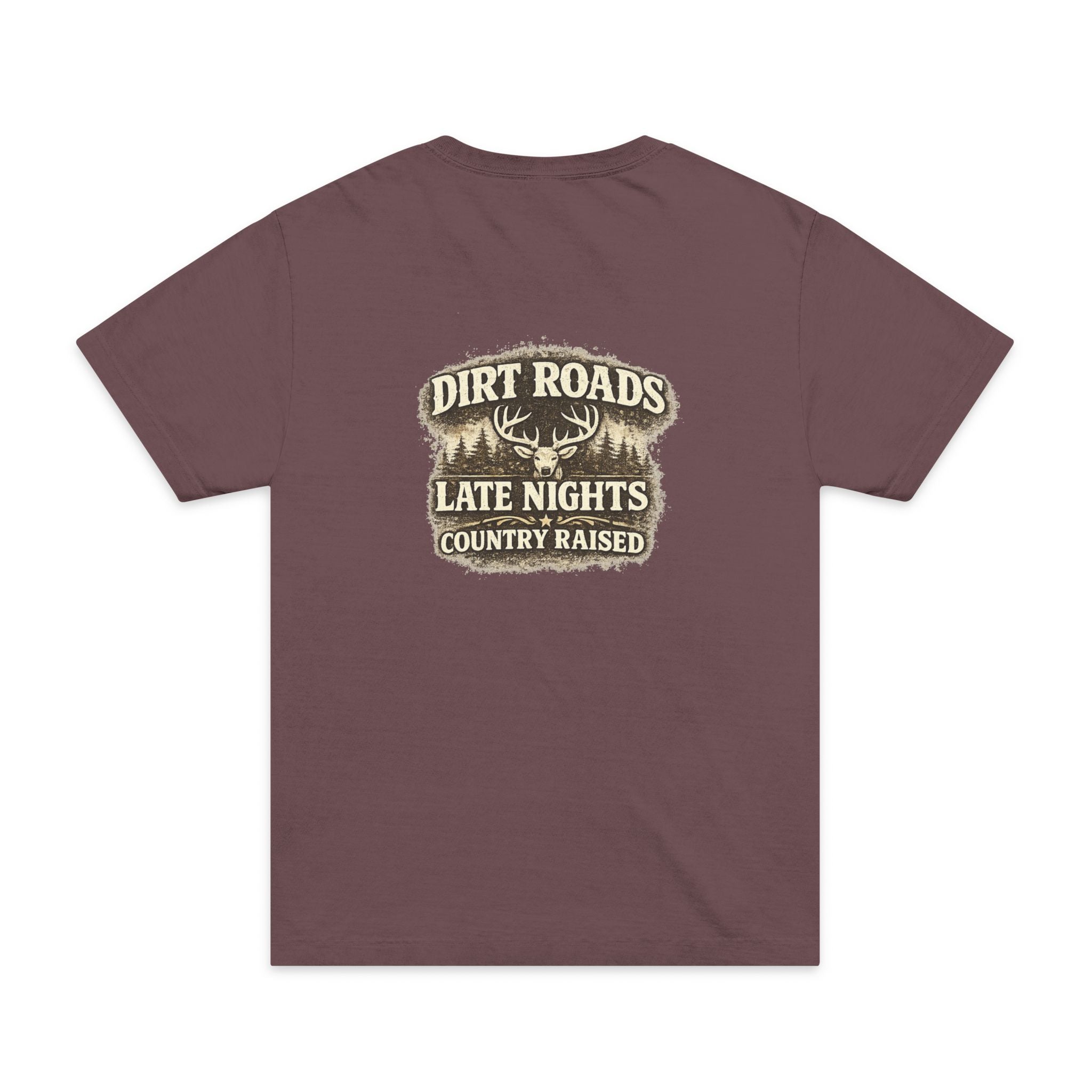 Country Raised 'Dirt Roads Late Nights' Garment-Dyed T-Shirt