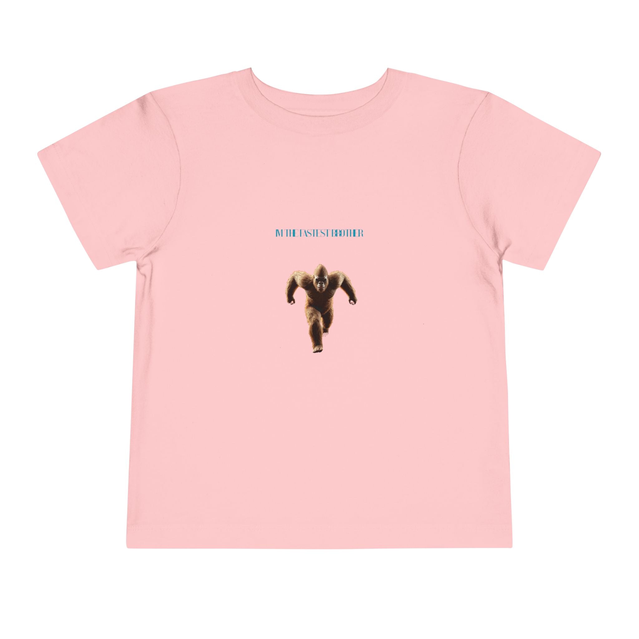 Toddler Tee with Running Sasquatch Print — Kids Shirt