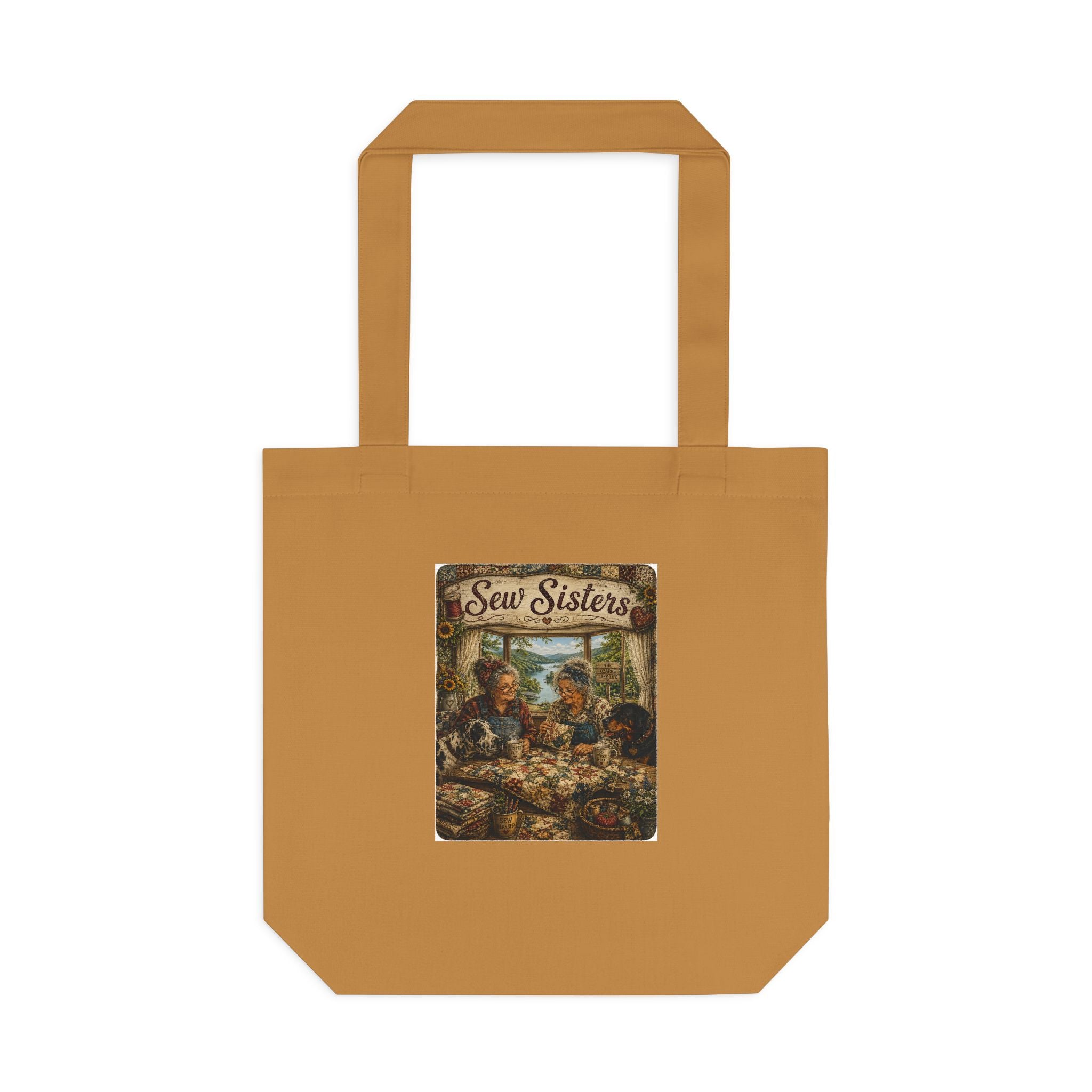 Vintage “Sew Sisters” Ozark MO Design Tote bag