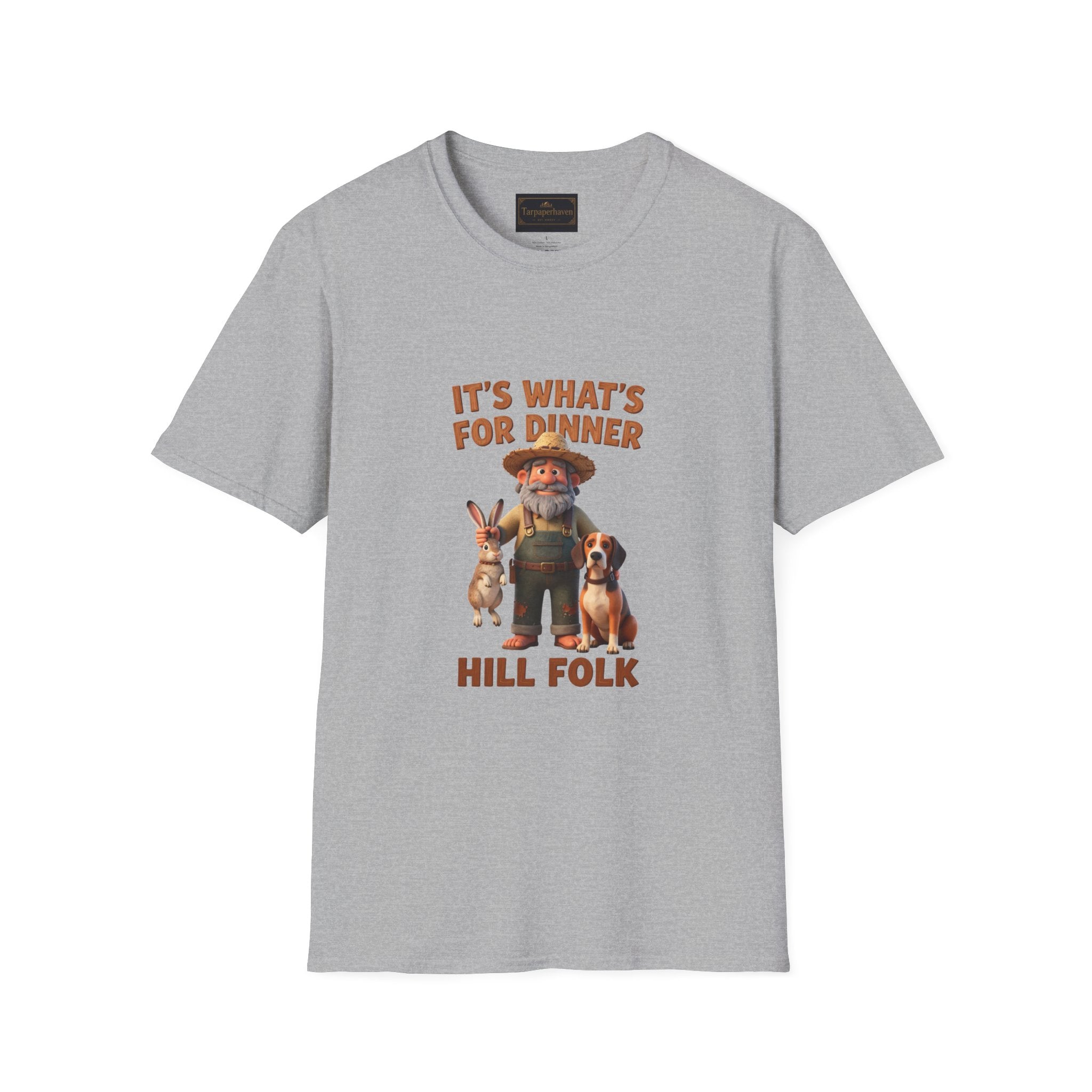 It's What's For Dinner Hill Folk T-Shirt — Funny Country Farmer Graphic Tee