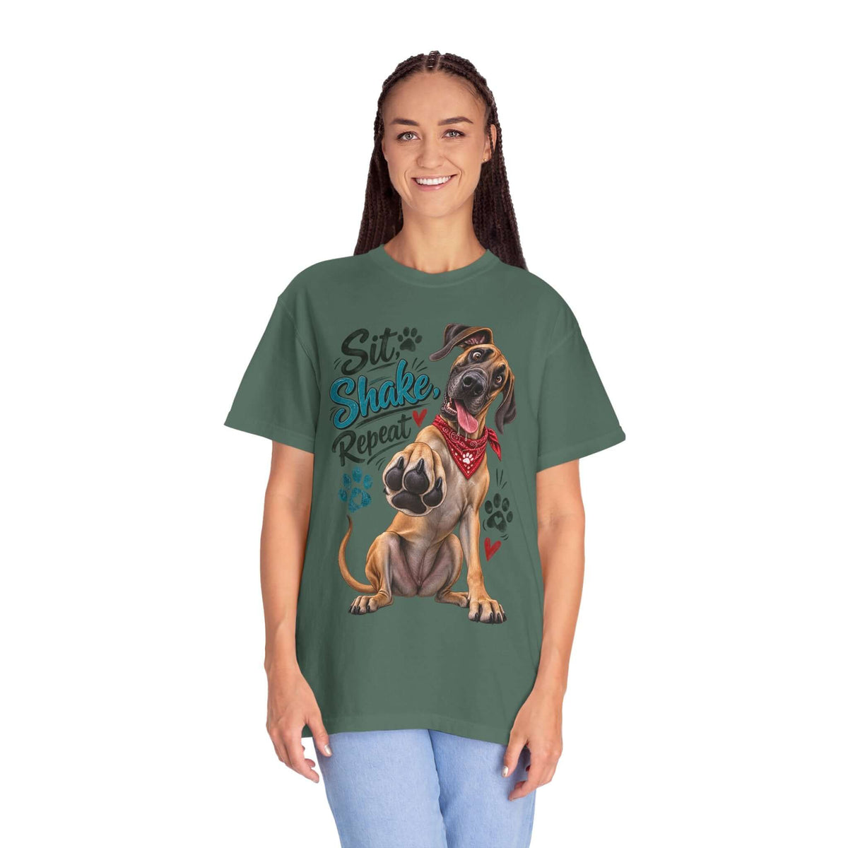 Great Dane Paw Print Tee