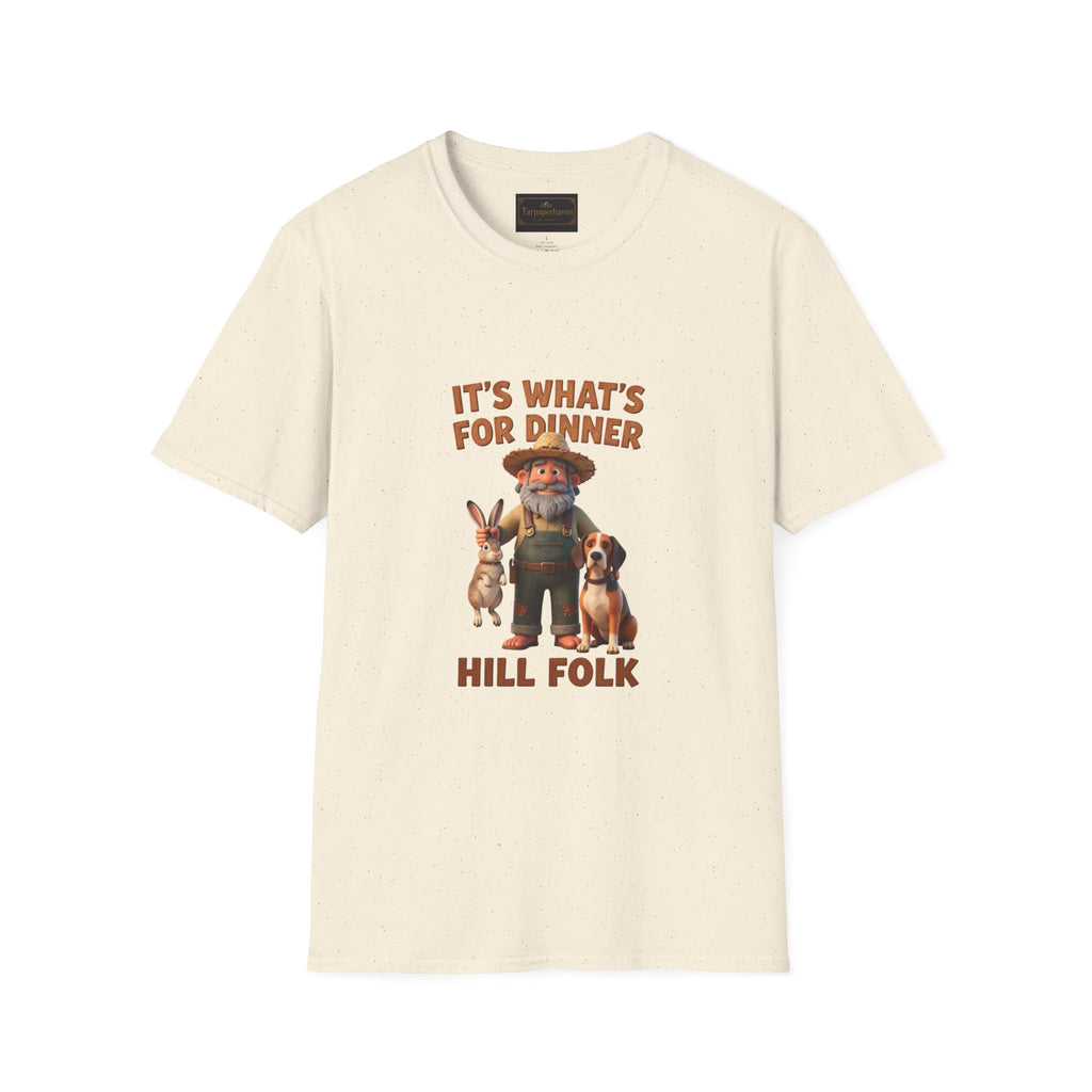 It's What's For Dinner Hill Folk T-Shirt — Funny Country Farmer Graphic Tee
