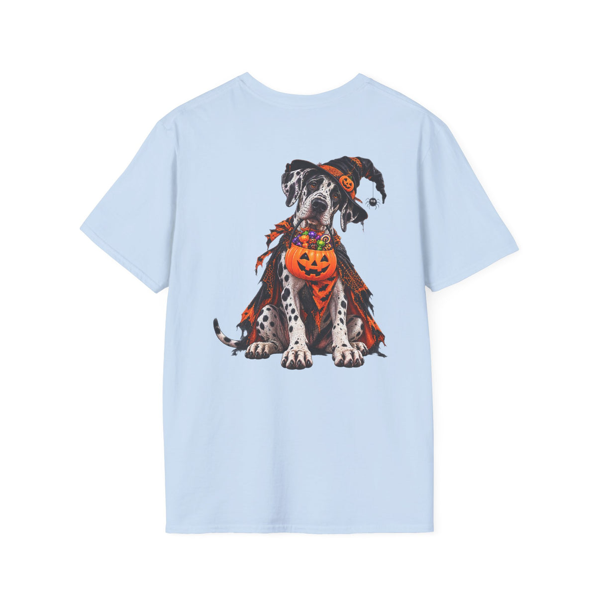 Halloween Dalmatian T-Shirt — Cute Dog with Jack-O’-Lantern Costume
