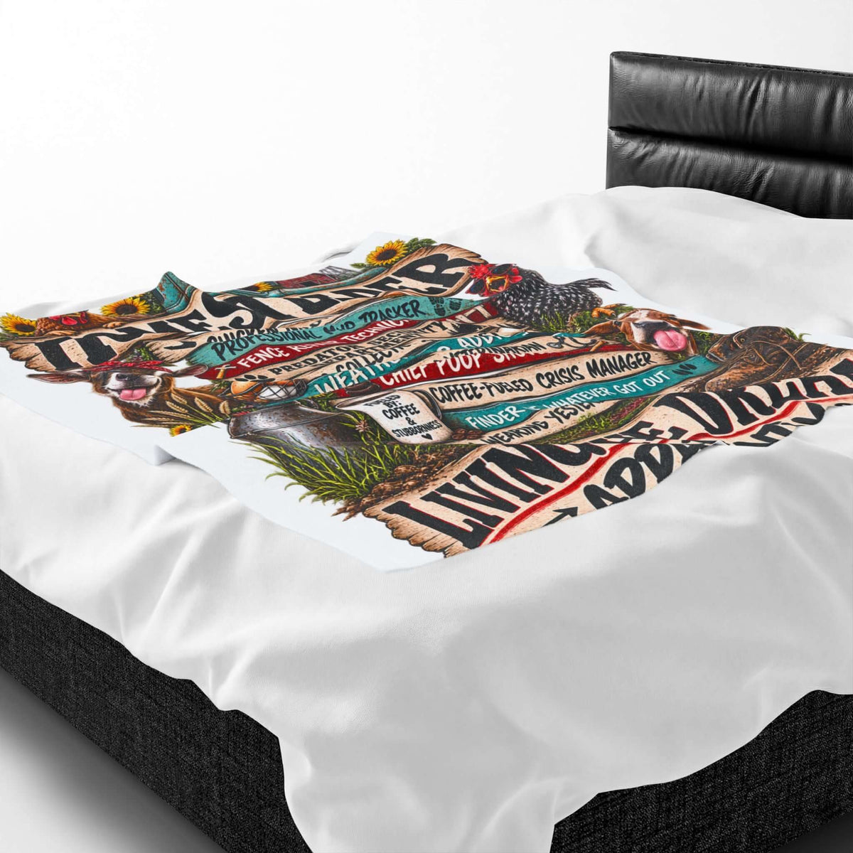 Homesteader Velveteen Plush Blanket